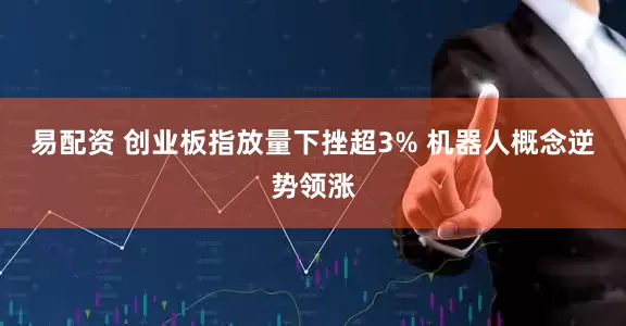易配资 创业板指放量下挫超3% 机器人概念逆势领涨